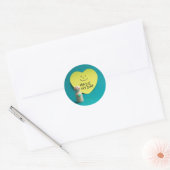 Hecho el día ronde sticker (Envelop)