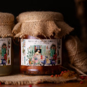 Hecho en Casa de Abuela Kitchen Label Voedselcontainer Etiket