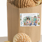 Hecho en Casa de Abuela Kitchen Label Voedselcontainer Etiket