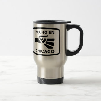 Hecho en Chicago personalizado aangepast op maat Reisbeker