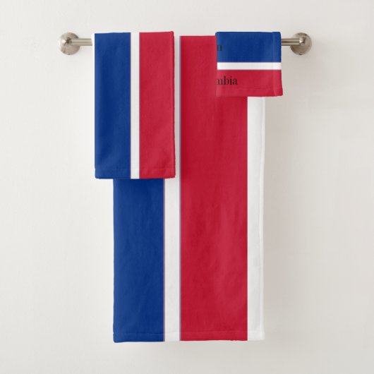 Hecho en Colombia Flag Bad Handdoek (Insitu)