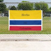 Hecho en Colombia Flag Banner (Insitu)