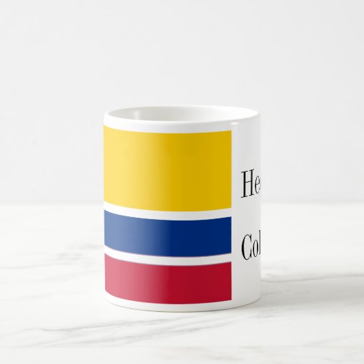 Hecho en Colombia Flag Koffiemok (Center)