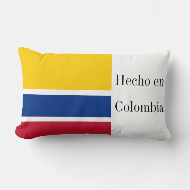 Hecho en Colombia Flag Kussen (Voorkant)
