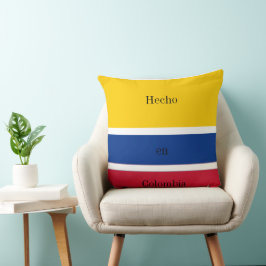 Hecho en Colombia Flag Kussen