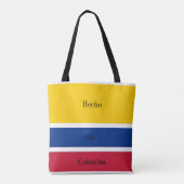 Hecho en Colombia Flag Tote Bag (Achterkant)