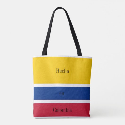 Hecho en Colombia Flag Tote Bag (Achterkant)