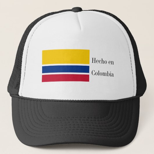 Hecho en Colombia Flag Trucker Pet (Voorkant)