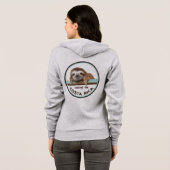 Hecho en Costa Rica Sloth hoodie (Achterkant volledig)