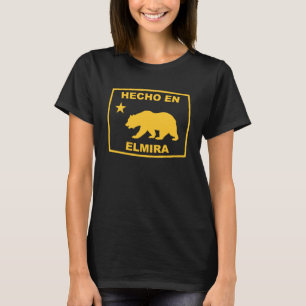Hecho en Elmira California Republic Pacifische kus T-shirt