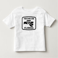 Hecho en Florida personalizado aangepast op maat