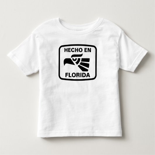 Hecho en Florida personalizado aangepast op maat Kinder Shirts (Voorkant)