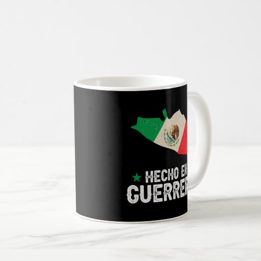 Hecho En Guerrero Mexico Trots Mexicaans Guerrero  Koffiemok (Voorkant rechts)