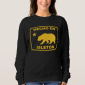 Hecho en Isleton California Republic Pacific Coast Trui (Voorkant)