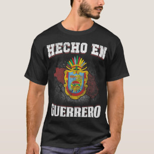Hecho En Mexico Guerrero vlag t-shirt t-shirt coat