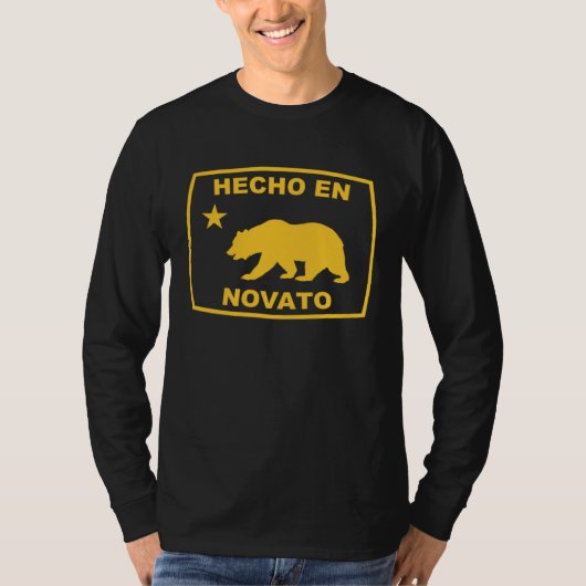 Hecho en Novato California Republic Pacific Coast T-shirt (Voorkant)