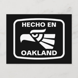 Hecho en Oakland personalizado aangepast op maat Briefkaart