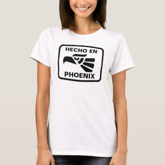 Hecho en Phoenix personalizado aangepast op maat T-shirt