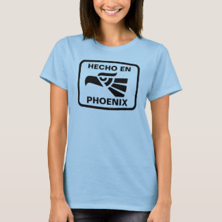 Hecho en Phoenix personalizado aangepast op maat T-shirt
