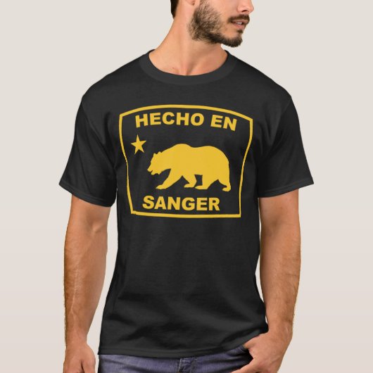 Hecho en Sager California Republic Pacific Coast T-shirt (Voorkant)