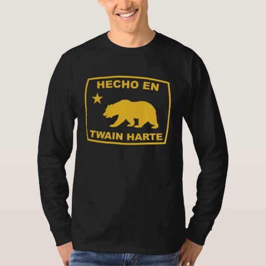 Hecho en Twain Harte California Republic Pacific C T-shirt (Voorkant)
