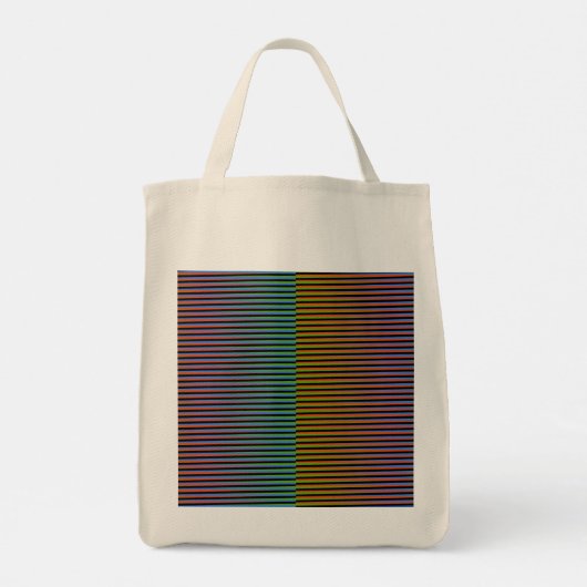 HECHO EN VENEZUELA 🇻🇪 Inspirado en Cruz-Diez Tote Bag (Achterkant)