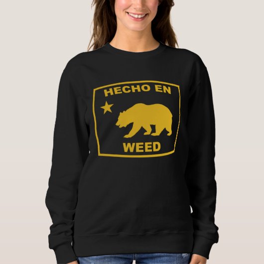Hecho en Weed California Republic Pacific Coast Trui (Voorkant)
