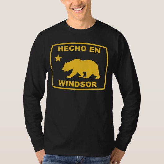Hecho en Windsor California Republic Pacific Coast T-shirt (Voorkant)