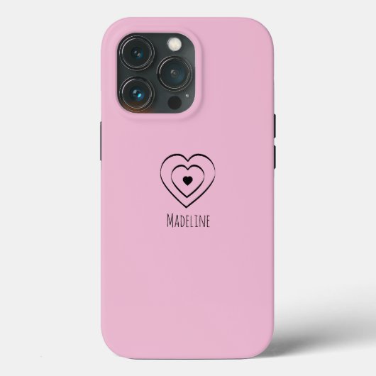 Hecht Eenvoudige hand Tekenen om het even welke kl Case-Mate iPhone Case (Achterkant)