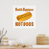 Hechtengeluk Hete honden Poster (Keuken)