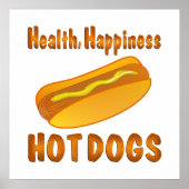 Hechtengeluk Hete honden Poster (Voorkant)