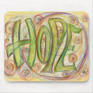 Hechtere hoop Word Art Custom Design Mousepad Muismat