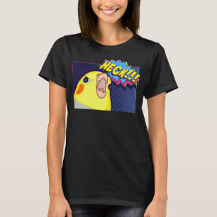 Heck Cockatiel, Birb memes, Grappige boze Parrot l T-shirt
