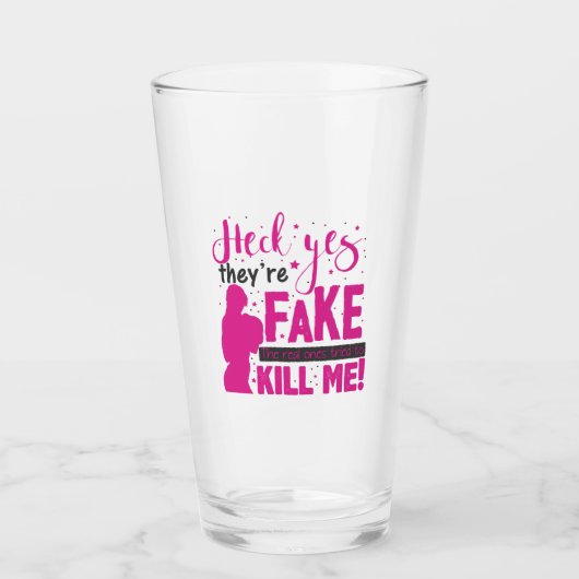 Heck ja, ze zijn Fake. De echte probeerden Ki te b Glas (Voorkant)