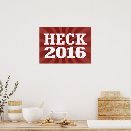 Heck - Joe Heck 2016 Poster (Keuken)