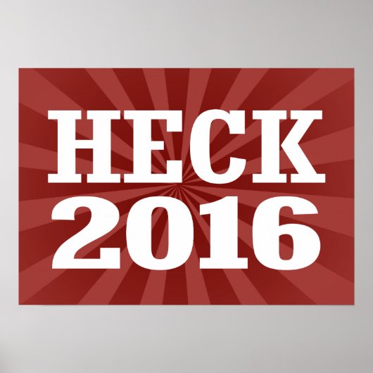 Heck - Joe Heck 2016 Poster (Voorkant)