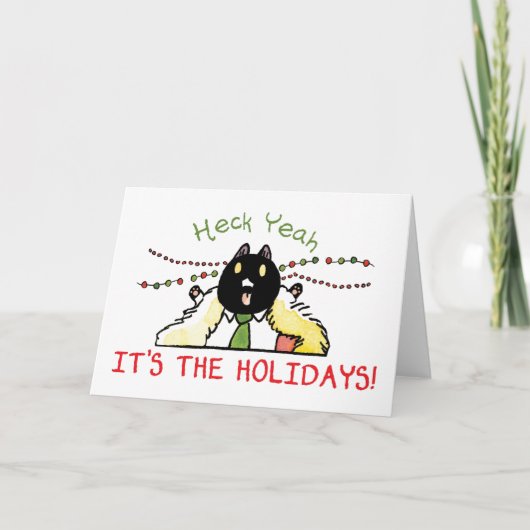 Heck Yeah Kerstkaart Feestdagen Kaart (Voorkant)