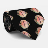 Heckel Blue Discus Stropdas (Opgerold)