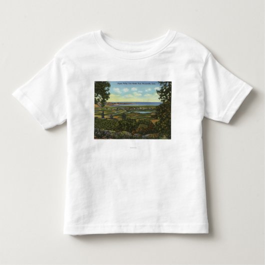 Hecker Pass Uitzicht van de vallei van Pajaro Kinder Shirts (Voorkant)