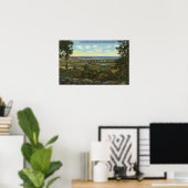 Hecker Pass Uitzicht van de vallei van Pajaro Poster (Thuiskantoor)