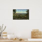 Hecker Pass Uitzicht van de vallei van Pajaro Poster (Keuken)