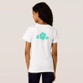 Heckerboard Hibiscus Hawaiian Floral T-shirt (Achterkant volledig)