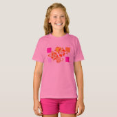 Heckerboard Hibiscus Hawaiian Floral T-shirt (Voorkant volledig)