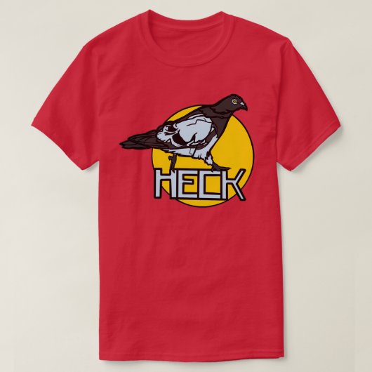 Heckin-duif T-shirt (Design voorkant)