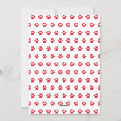 Heckin 'Goed Jaar Leuke Hond Foto Feestdagenkaart (Achterkant)