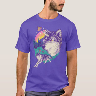 Heckin Wolfcorns vintage vrienden T-shirt