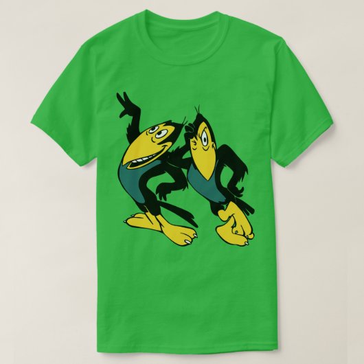 Heckle en Jeckle 1 T-shirt (Design voorkant)