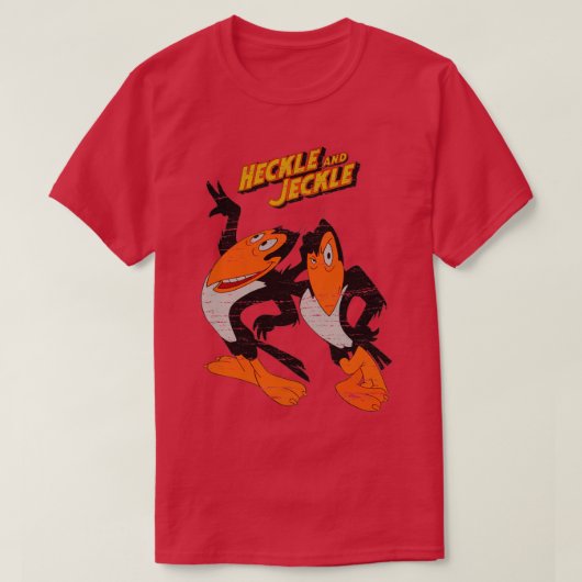 Heckle en Jeckle toon  T-shirt (Design voorkant)