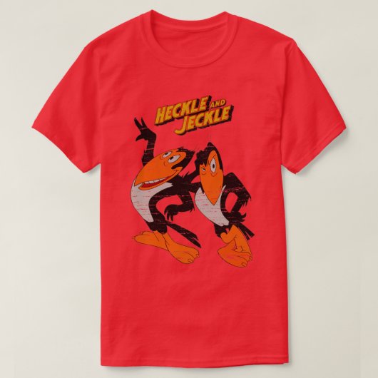 Heckle en Jeckle toon  T-shirt (Design voorkant)