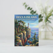 Hecla Island Canada -> Het eiland Hecla Canada Briefkaart (Staand voorkant)